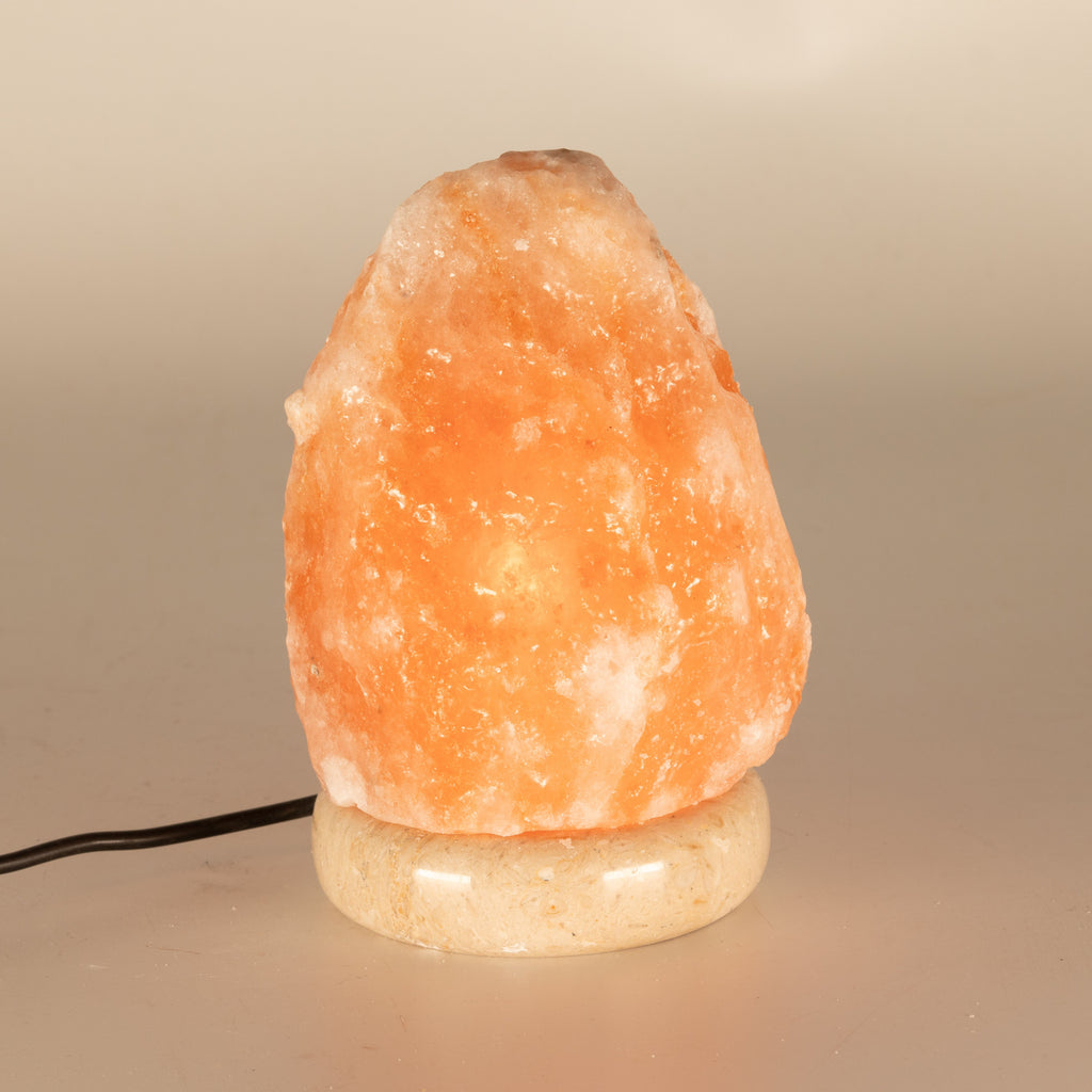 Quality USB Natural Salt Lamp - 11.5 cm Random Colours