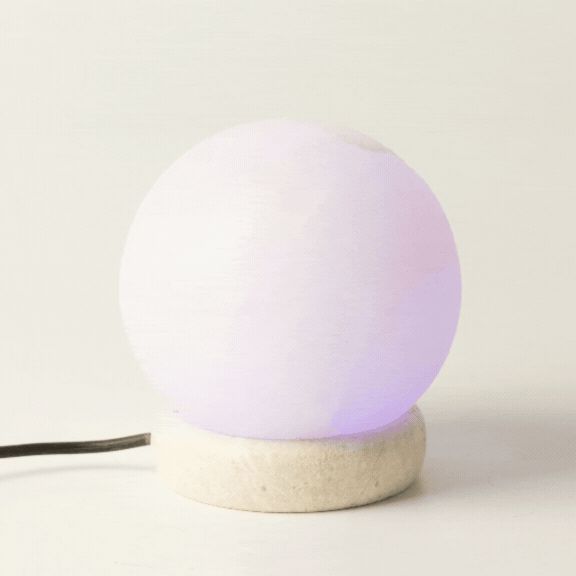 Quality USB Ball WHITE Salt Lamp - 9 cm (multi)