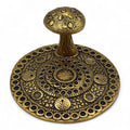 Mushroom Plate Incense Holder - Brass Effect