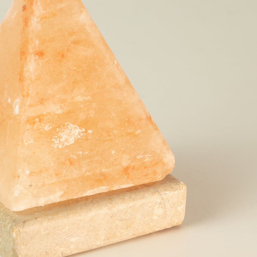 Quality USB Pyramid Salt Lamp - 9 cm (single)