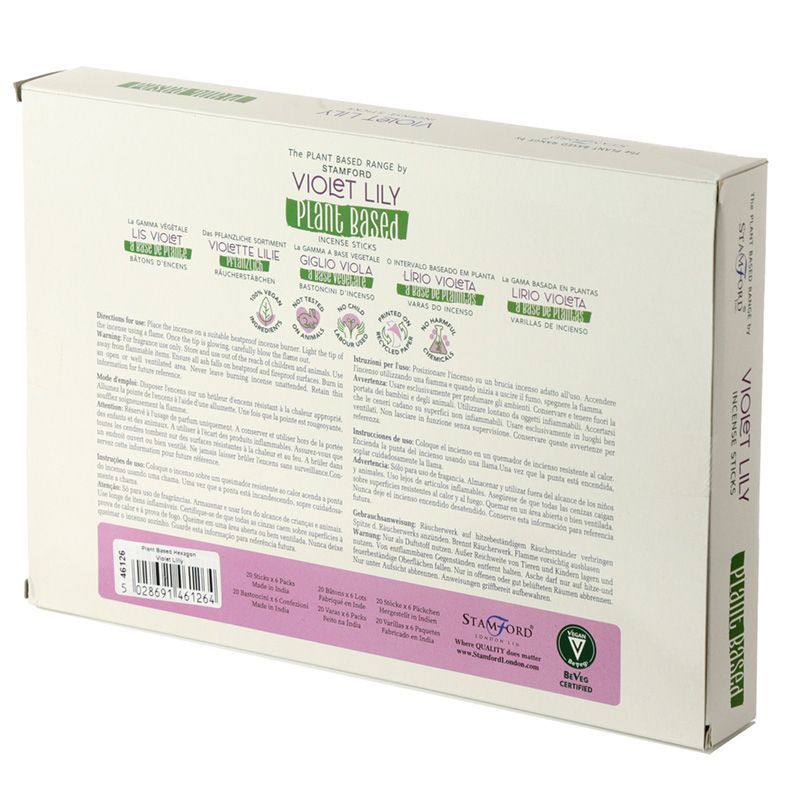 Plant Based Incense Sticks - Violet Lily