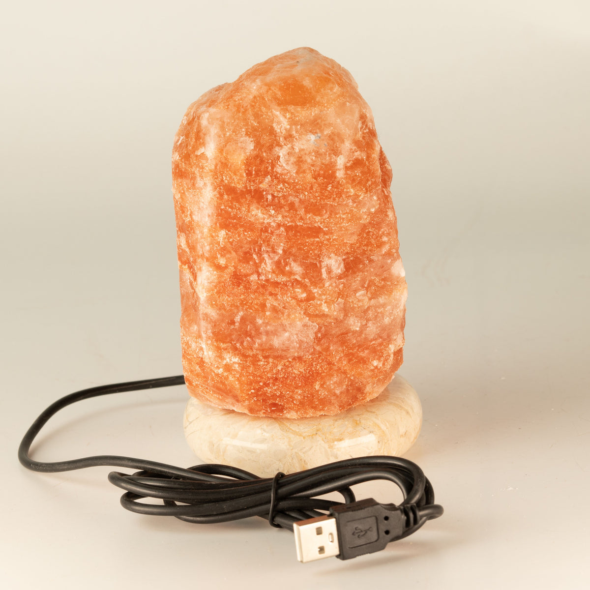 Quality USB Natural Salt Lamp - 11.5 cm (single)