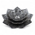 Tri-Flower Lotus Flower Incense Holder