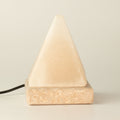 Quality USB Pyramid WHITE Salt Lamp - 9 cm (multi)