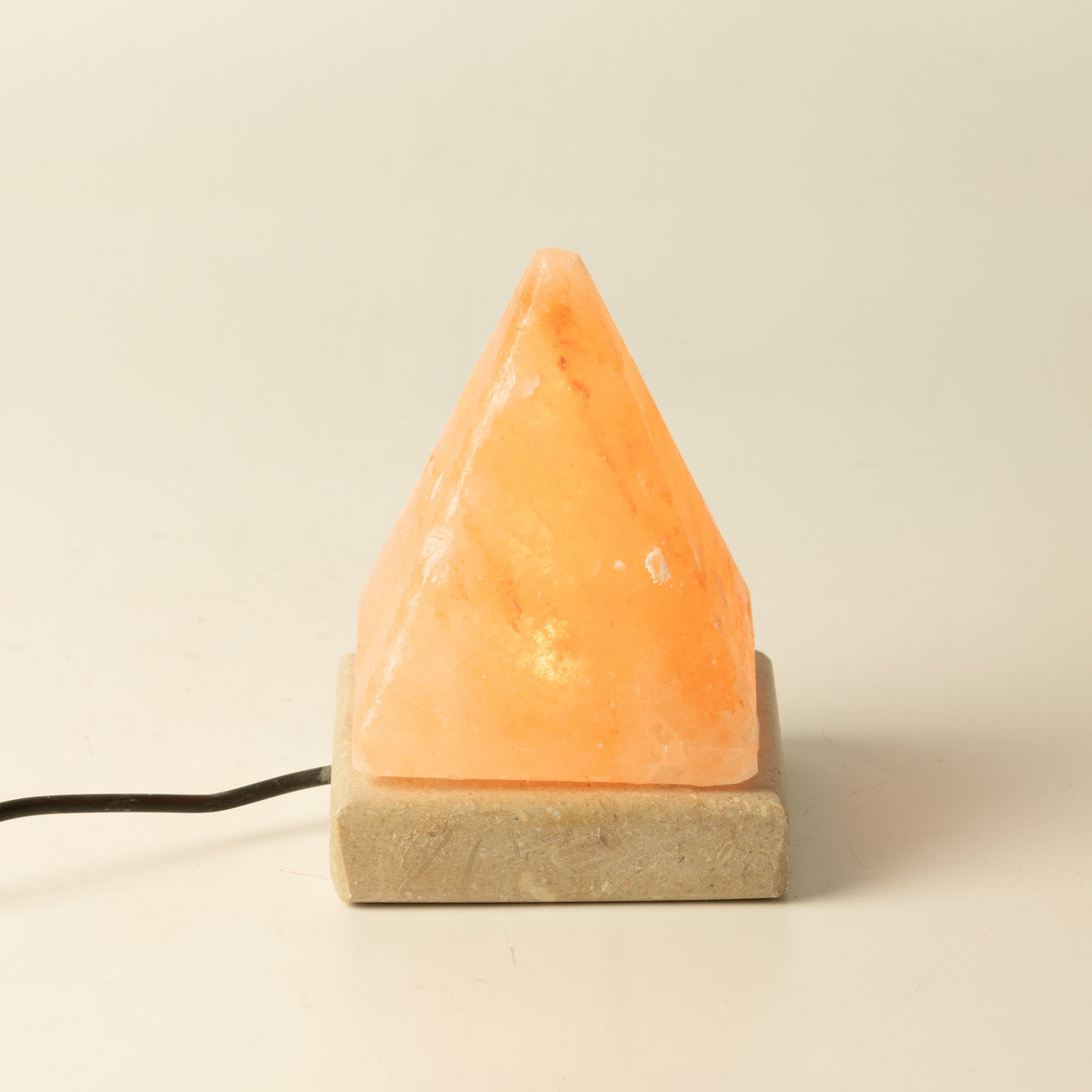 Quality USB Pyramid Salt Lamp - 9 cm (single)
